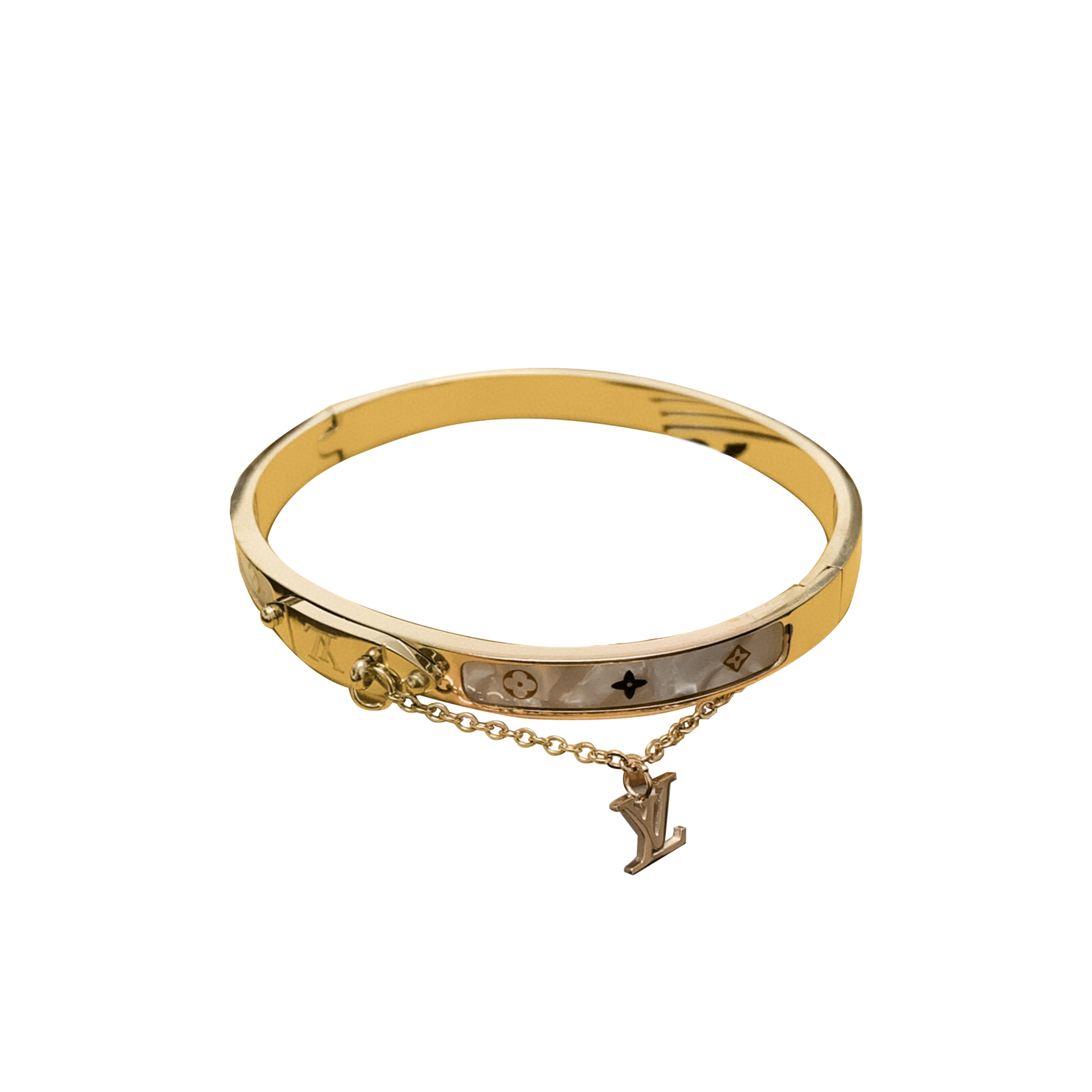 LOUIS VUITTON 18K LOUIS PEARL BRACELET QA5183